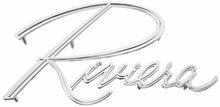 Load image into Gallery viewer, RestoParts Chrome Plated Front Fender Emblem Set 1963-1967 Buick Riviera
