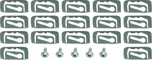Load image into Gallery viewer, OER Back Glass Molding Clip and Screw Set 1965-1966 Impala Bel Air and Biscayne