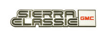 Load image into Gallery viewer, Trim Parts "Sierra Classic" Dash Panel Emblem For 1981-1987 GMC Pickup Trucks