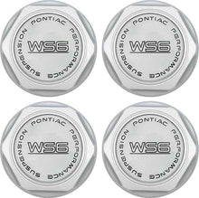 Load image into Gallery viewer, OER Silver WS6 Wheel Center Cap Set 1982-1992 Pontiac Firebird and Trans AM