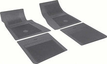 Load image into Gallery viewer, OER 4 Piece Black Floor Mat Set With Bow Tie 1958-1981 Chevrolet Models