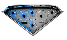 Load image into Gallery viewer, Intellitronix Blue LED Analog Replacement Gauge Cluster 1955-1959 Chevy Trucks