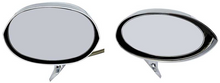 Load image into Gallery viewer, OER Chrome Outer Door Bullet Mirror Set For 1970 Cuda Barracuda and Challenger