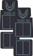 Load image into Gallery viewer, OER 4 PC Black/Gray Carpet Floor Mat Set 1967-2002 Pontiac Firebird & Trans AM