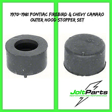 Load image into Gallery viewer, OER Outer Rear Hood Stopper Set For 1970-1981 Firebird Trans AM and Camaro