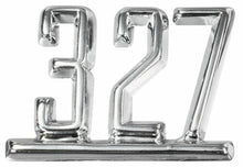 Load image into Gallery viewer, RestoParts "327" Fender Emblem 1965-1967 Chevelle /El Camino 1967 Camaro/Nova
