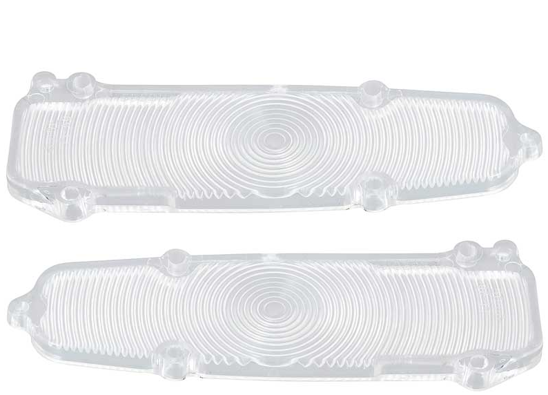 OER Clear Park Lamp Lens Set For 1959 Chevy Impala Bel Air and Biscayne