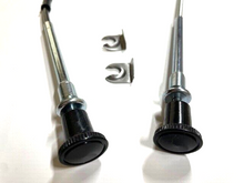 Load image into Gallery viewer, OER Kick Panel Cable Set With Knobs 1970-1981 Firebird and Camaro w/o A/C
