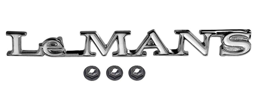 Diecast Trunk Lid Emblem For 1970 Pontiac LeMans Made in the USA