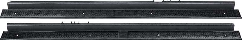 OER Black Door Sill Plate Set For 1983-1992 Firebird/Trans AM and Camaro Models