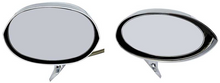 Load image into Gallery viewer, OER Chrome Outer Door Bullet Mirror Set For 1970 Cuda Barracuda and Challenger
