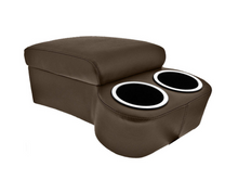 Load image into Gallery viewer, Dark Brown Green Bench Seat Console With Drink Holders Musclecar Classic Hotrod

