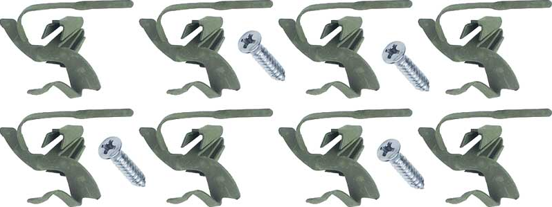 OER Tail Light Bezel Mounting Clip Set 1969-1972 Chevy and GMC Pickup Trucks