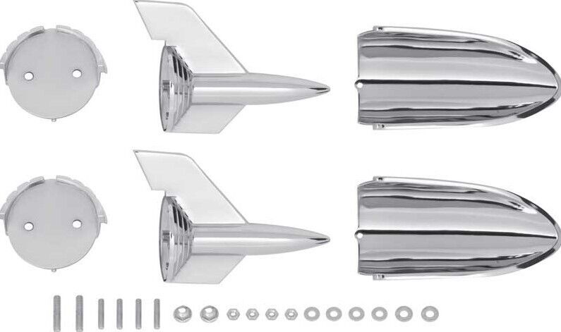 OER Diecast Hood Rocket Set For 1957 Chevy Bel Air Del Ray Nomad 150 and 210