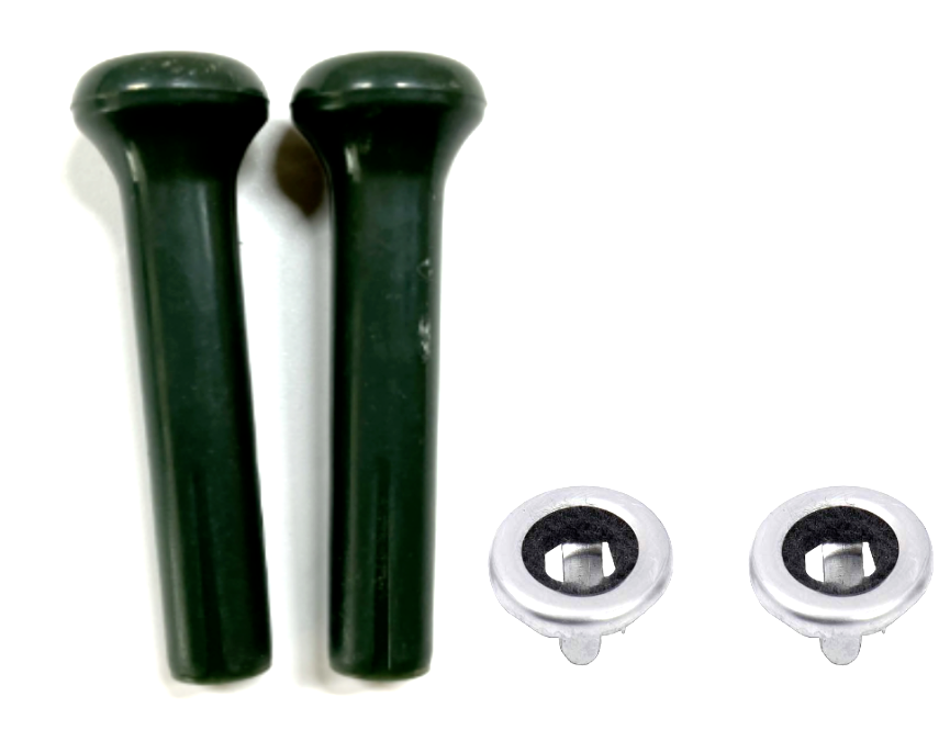 OER Dark Green Door Lock Knob Set For 1968-1973 Chevelle and 1968-1981 Impala