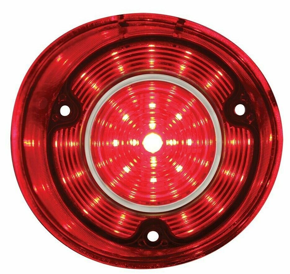 United Pacific LH LED Tail Light With Stainless Steel Trim 1972 Chevelle/Malibu