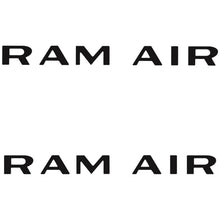 Load image into Gallery viewer, Black Ram Air Hood Scoop Decal Set For 1971-1972 Pontiac GTO
