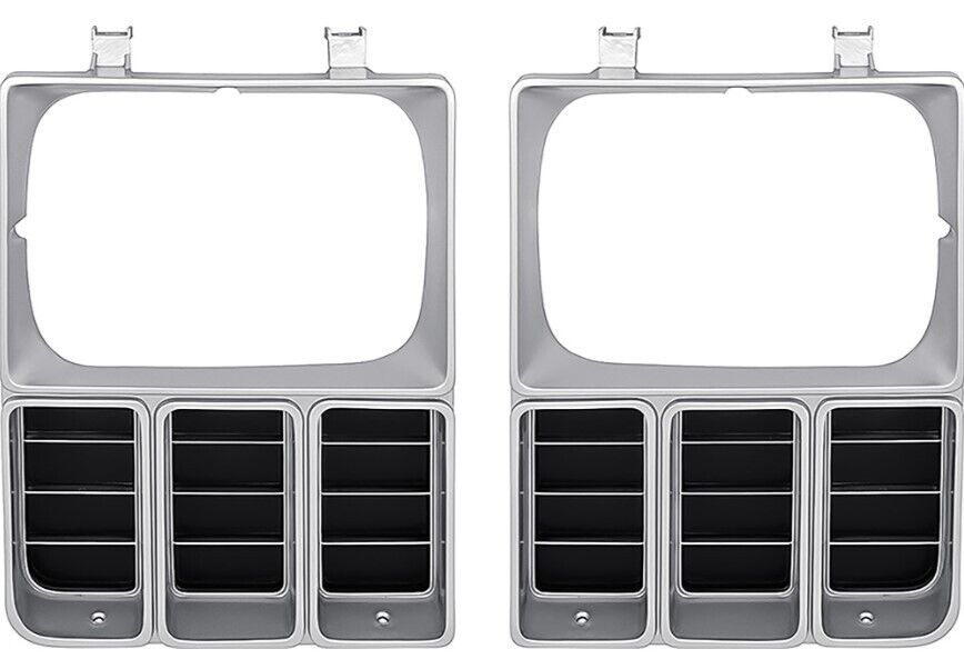 OER Single Headlamp Bezel Set For 1981-1982 Chevy Truck Blazer and Suburbans