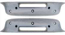Load image into Gallery viewer, OER Silver Front Armrest Base Set For 1957 Chevy Bel Air 2/4 Hardtop and Sedan
