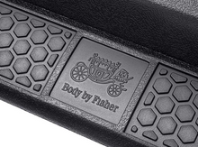 Load image into Gallery viewer, OER Black Door Sill Plate Set For 1983-1992 Firebird/Trans AM and Camaro Models
