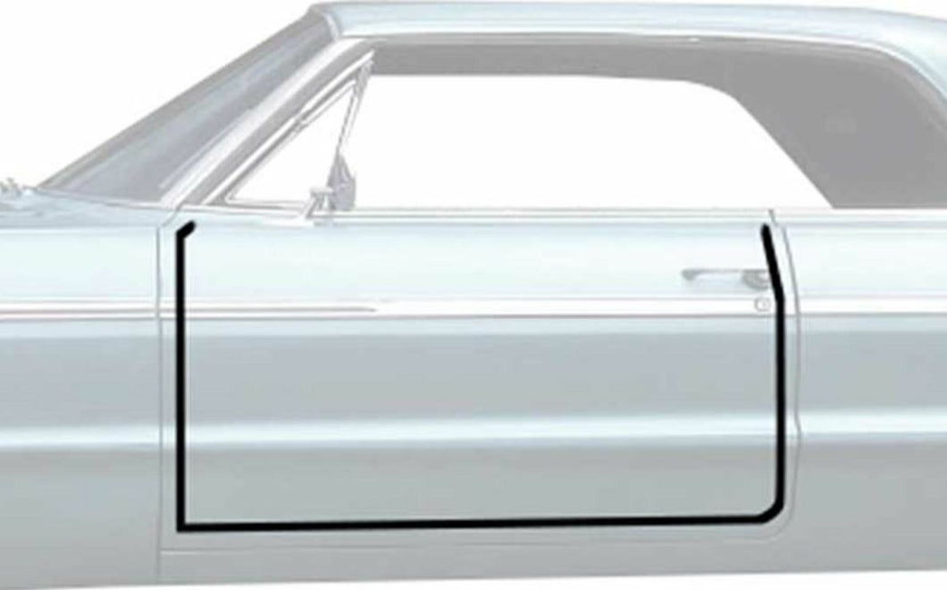 OER Door Frame Weatherstrip Set 1963-1964 Impala Elektra LeSabre 2 Door Hardtop