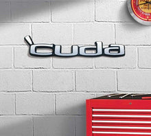 Load image into Gallery viewer, OER 20&quot; x 4&quot; 3 Dimensional Photorealistic Metal Sign With Plymouth Cuda Logo
