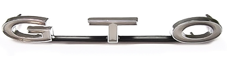 OER Zinc Diecast Front Grille Nameplate Emblem For 1971 Pontiac GTO Models