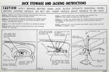 Load image into Gallery viewer, Reproduction Jack Instruction Decal For 1958 Pontiac Chieftain and Starchief
