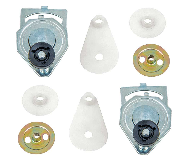 OER Door Glass Roller Set For 1970-1981 Trans AM Firebird and Camaro Models