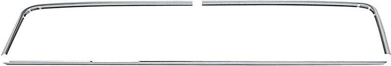 OER Stainless Steel Rear Window Molding Set For 1967-1972 Chevy and GMC Trucks