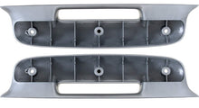 Load image into Gallery viewer, OER Silver Armrest Assembly Set For 1957 Chevy Bel Air 2/4 Door Hardtop &amp; Sedan
