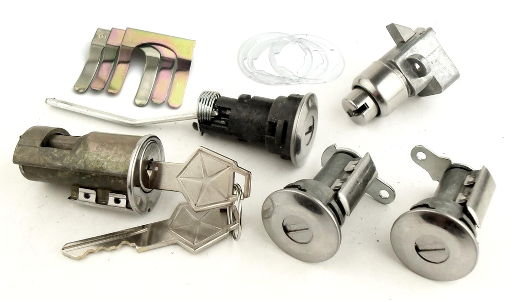 Ignition Door Trunk & Glovebox Lock Set For 1969 Charger Coronet Road Runner GTX