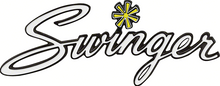 Load image into Gallery viewer, OER Zinc Diecast Swinger Trunk Emblem For 1970 Dodge Dart Models
