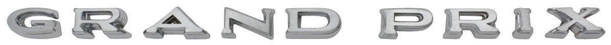 Fender Emblem Letter Set For 1969 Pontiac Grand Prix Models Made in th ...