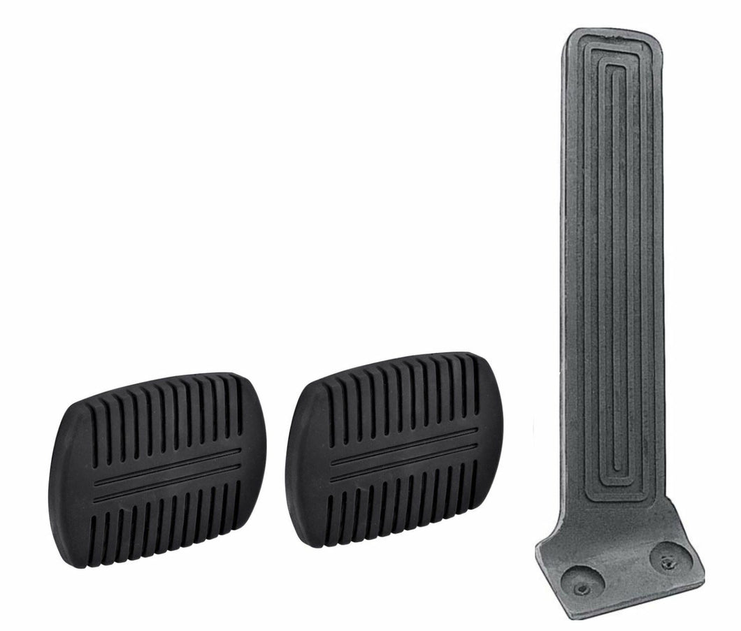 OER Accelerator/Brake/Clutch Pedal Pad Set 1958-1959 Chevy and GMC Pickup Truck