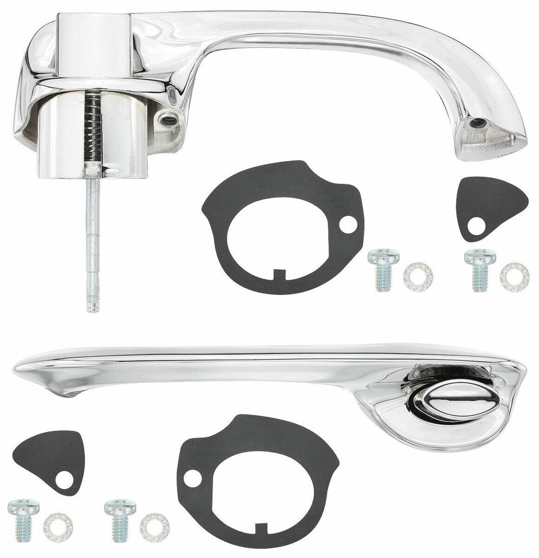 RestoParts Outside Door Handle Set 1959-1960 Cadillac Deville Eldorado Fleetwood