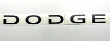 Load image into Gallery viewer, Flat Black &quot;DODGE&quot; Lettering Emblem Overlay Decal For 2008-2014 Dodge Challenger
