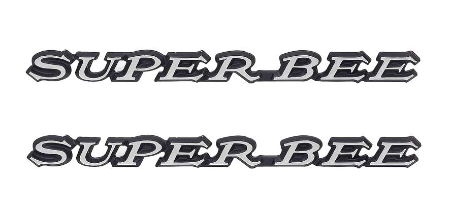OER Diecast Front Fender Emblem Set For 1971 Dodge Charger Super Bee