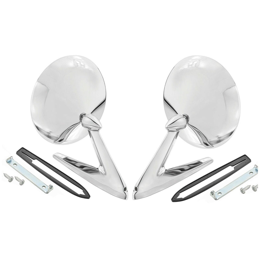 RestoParts Outside Door Mirror Set 1967-1968 Pontiac GTO Grand Prix Bonneville
