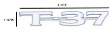 Load image into Gallery viewer, T-37 Trunk Emblem For 1970-1971 Pontiac GTO and LeMans Made in the USA
