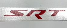 Load image into Gallery viewer, Red SRT Steering Wheel Emblem Overlay Decal For 2015-2023 Dodge Charger
