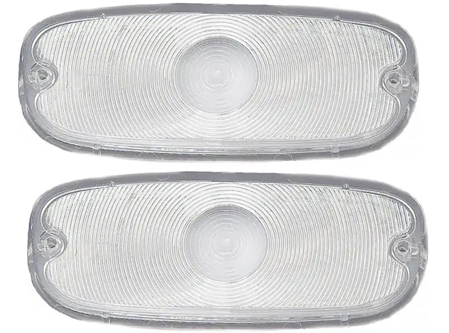 OER Clear Park Light Lamp Lens Set For 1958-1959 Chevy Trucks and Sedan Delivery