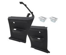 Load image into Gallery viewer, OER Black Interior Rear Side Panel Set For 1973-1974 Chevy Nova and Olds Omega
