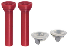 Load image into Gallery viewer, OER Red Door Lock Knob Set For 1965-1966 Buick Chevy and Oldsmobile

