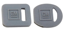 Load image into Gallery viewer, Gray Ignition Door Trunk Key Cover Boot Set 1969-1992 Buick Chevy Olds Pontiac
