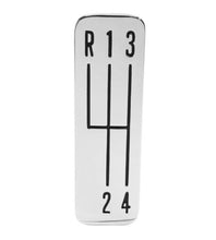 Load image into Gallery viewer, Trim Parts Chrome 4 Speed Console Shift Plate For 1963 Chevy Impala Super Sport
