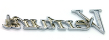 Load image into Gallery viewer, Chrome Script Fender Emblem Set For 1971-1977 Pontiac Ventura Models USA Made
