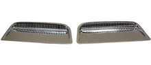 Load image into Gallery viewer, OER Chrome Diecast Hood Scoop Insert Pair For 1964 Pontiac GTO Models
