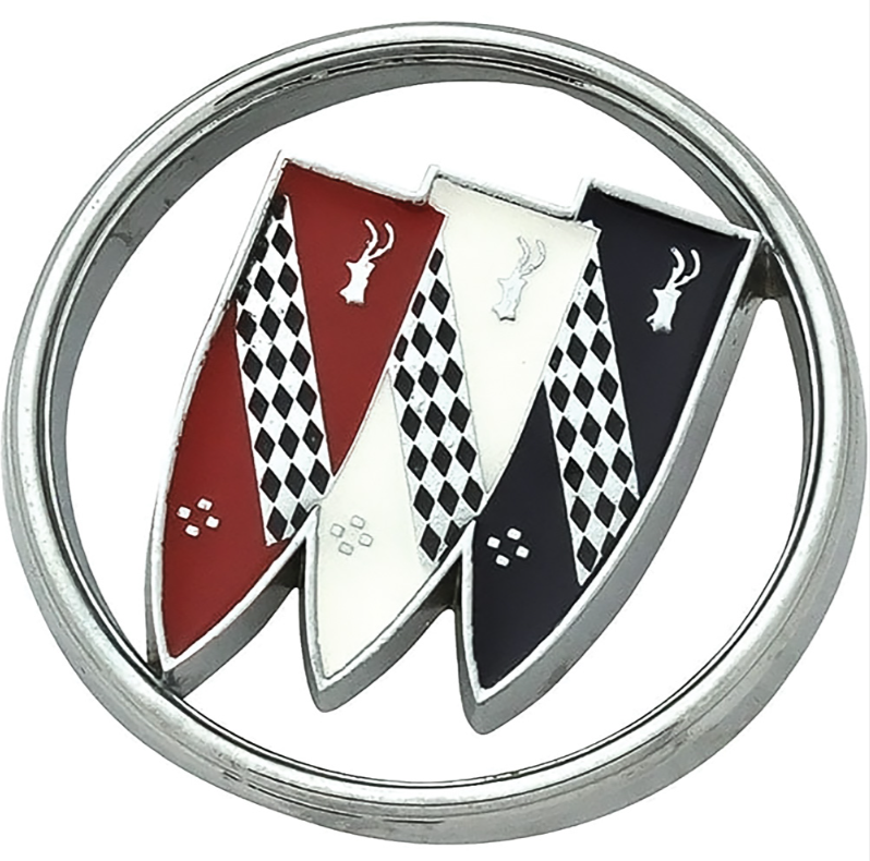 OER Diecast TriShield Insignia Hood Emblem For 1970-1972 Buick Skylark
