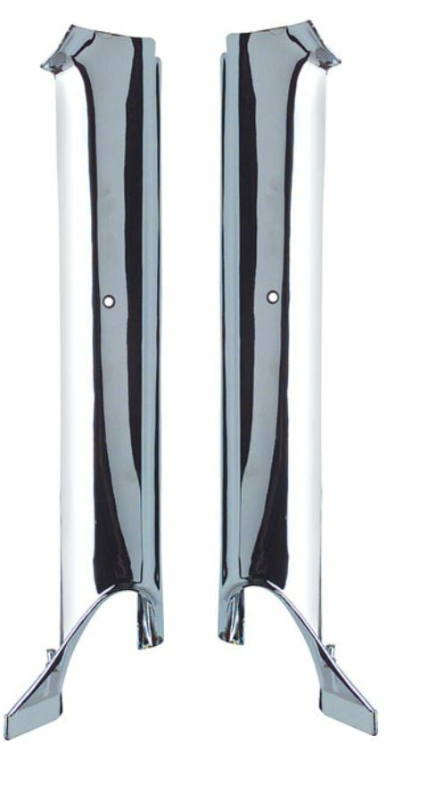 OER Chrome Inner Pillar Post Molding Set 1967 Firebird & Camaro Convertible